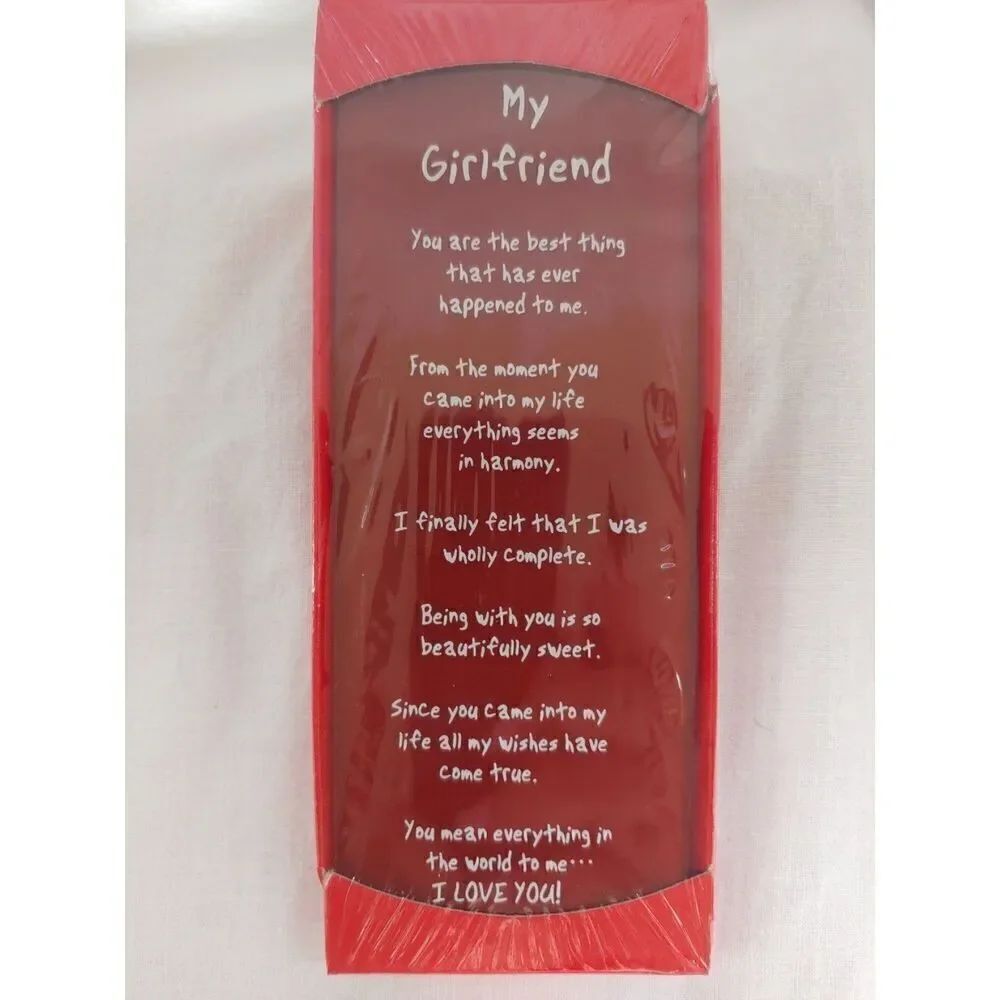 "My Girlfriend" I Love You Plaque
